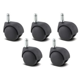 Standard székgörgő 5 darabos szettben, 10 mm-es csappal.