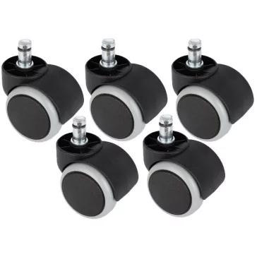 Parkettagörgő szett 5 db-os kiszerelésben, 11 mm-es csappal