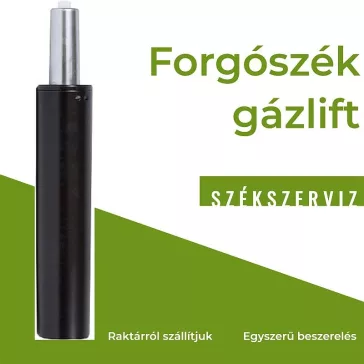 Gázlift forgószékhez 110 kg-os teherbírással