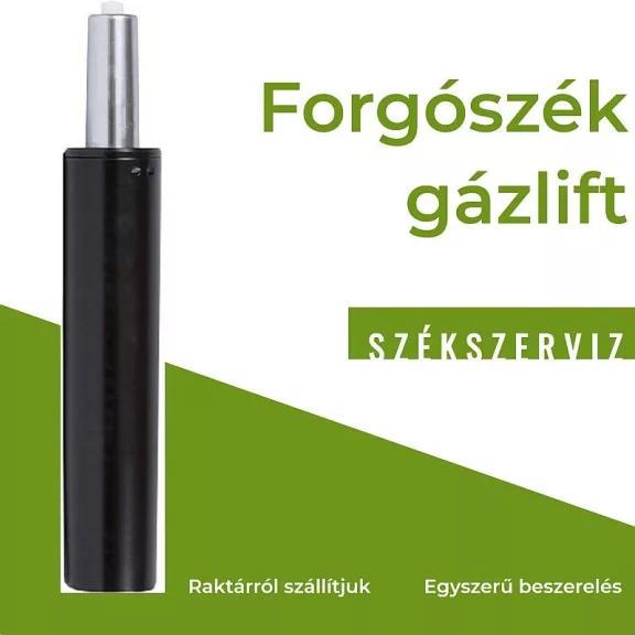 Gázlift forgószékhez 110 kg-os teherbírással