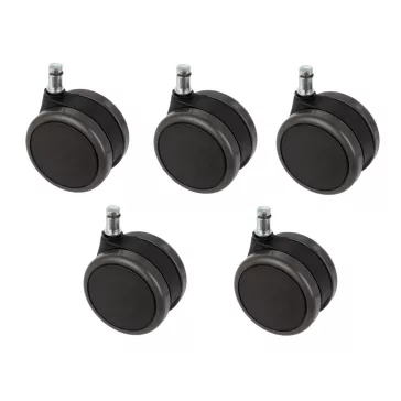   Nagy méretű, rövid csapos 10 mm csapátmérős parkettagörgő 5 db-os szettben