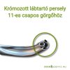 Krómozott acél lábcsillag, csillagláb vezetői fotelhez 135 kg teherbírással, 11 mm csaphellyel