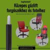 Extra erősített krómozott közepes méretű gázlift, gázteleszkóp, 200 kg teherbírással