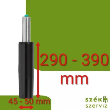 Tubusméret 290 - 390 mm (pl: magasított szék, ipariszék)