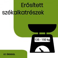 Erősített székalkatrészek